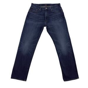 Polo Ralph Lauren The Thompson Relaxed Jeans Men’s 33x32 Dark Wash Denim Pants